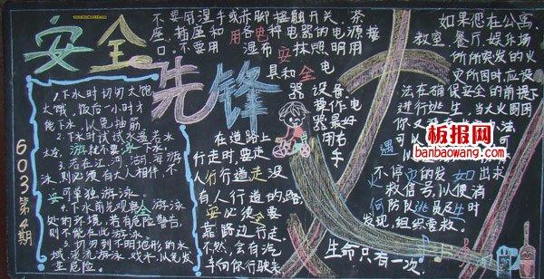 怎样安全用电?黑板报