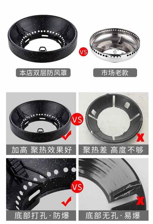 燃气灶防风聚火节能不锈钢煤气灶防火家用天然气挡风烟机灶具配件