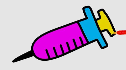 针管简笔画怎么画