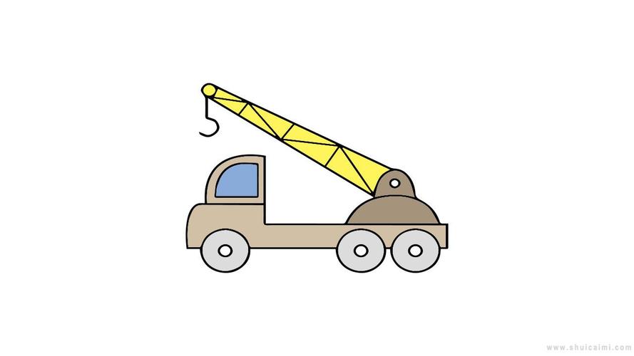 大吊车简笔画怎么画大吊车简笔画图片大全