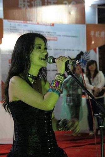 蔡健雅林丽音乐节险砸伤 暴雨中不减摇滚热情