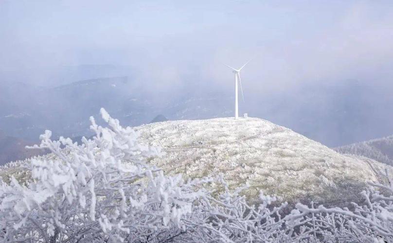 利川齐岳山雪景美不胜收宛如冬天里的童话世界银装素裹云海雾凇奇观