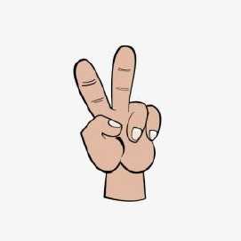 女生头像手势耶