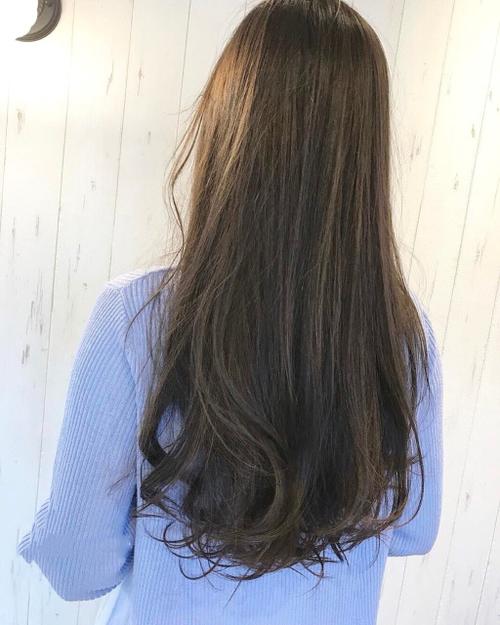 长发发尾纹理塑型烫