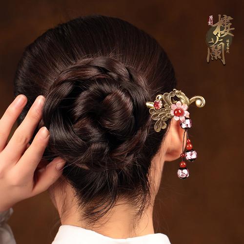 古风中国风发簪盘发古装簪子发钗步摇流苏宫廷古典头饰发饰品女优惠券