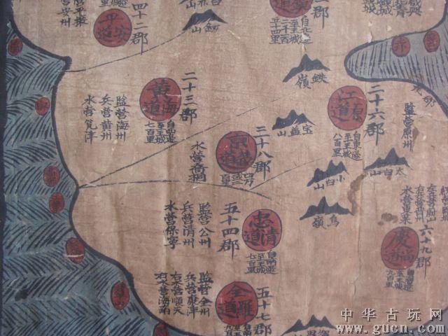 朝鲜八道总图 - 中华古玩网 - 古董收藏,古玩收藏,,,.