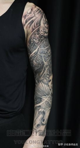 由龙作品 花臂孙悟空纹身图案