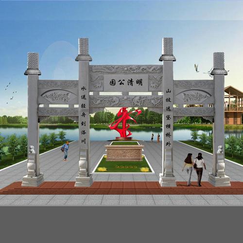 天镇旅游区度假村石牌坊批发厂家