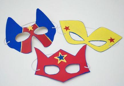 幼儿园纸袋面具手工 折纸人