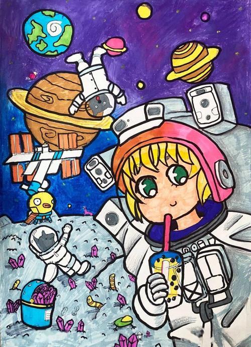 "少年派与中国航天"科幻创意绘画征集作品选(五)