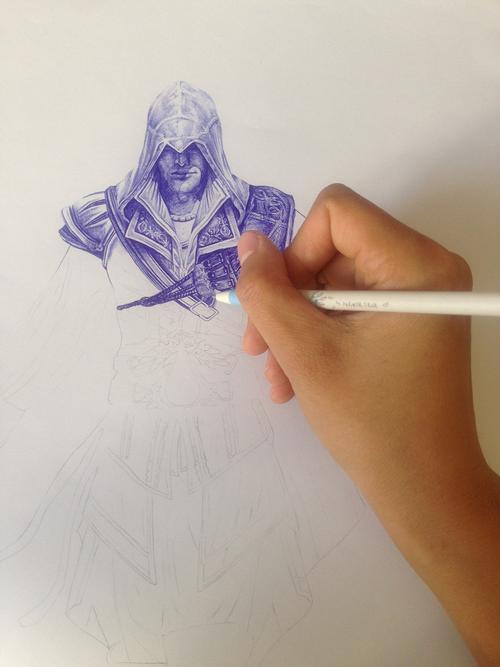 刺客信条(圆珠笔)