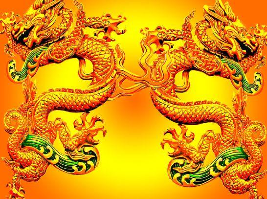 抠好的金龙psd素材中国风威武的五爪金龙设计素材模板