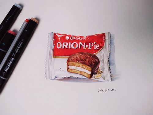 《马克笔写实零食系列》