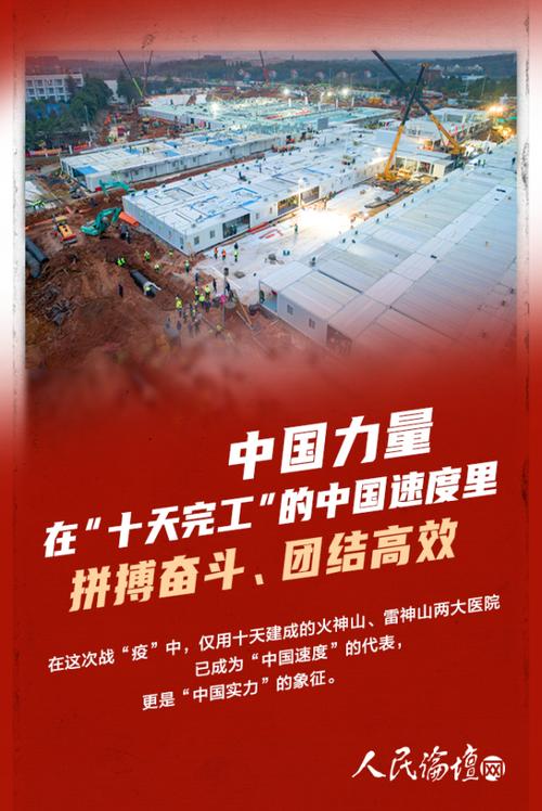 战疫说理图解同心抗疫见证中国精神中国力量