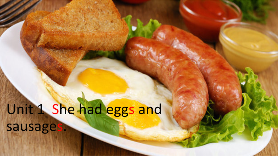 五年级下册英语m3 unit 1 she had eggs and sausages