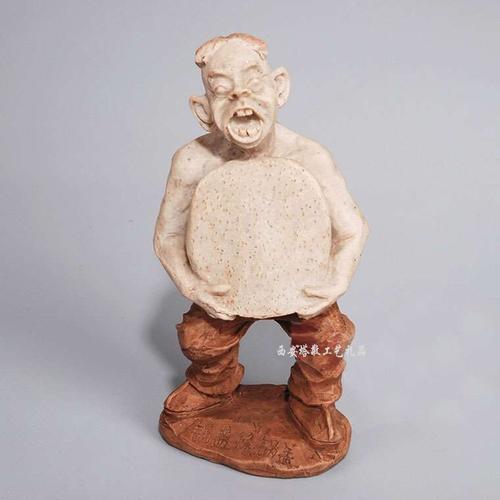 摆件泥塑工艺品泥人西安旅游纪念品陕西八大中国特色小礼泥人