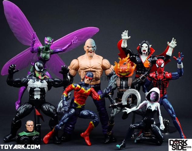 孩之宝 漫威marvel legends6寸蜘蛛侠系列:毒液 吸收人组合套!