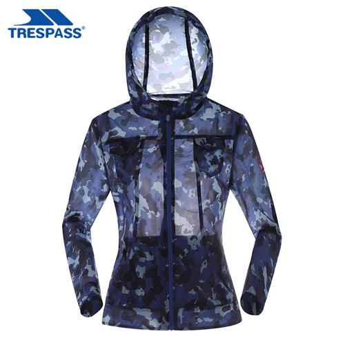 英国trespass春夏新品迷彩款皮肤衣 男女款户外透气防晒皮肤衣