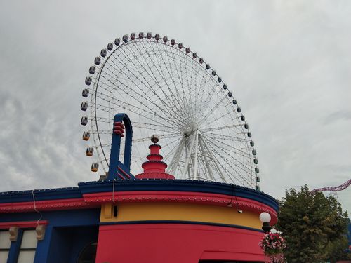 富华游乐园请问天使之心开了吗,就是摩天轮旁边那个.