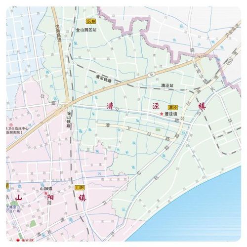 【出版社直营】金山区地图2021版上海郊区交通旅游便民出行指南