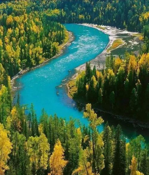 它就是2009年被《中国国家地理》杂志评为"中国最美湖泊"的喀纳斯湖!