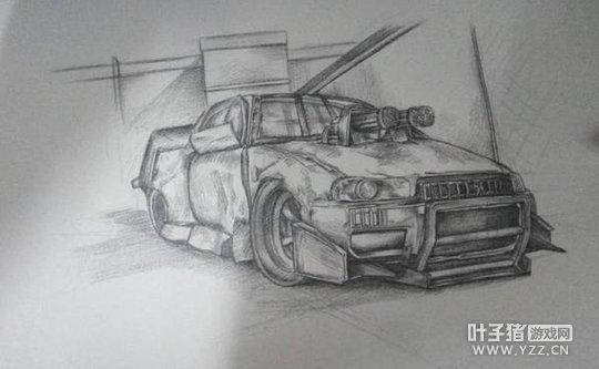 【手绘】画好炫酷的战车,只需要这四步