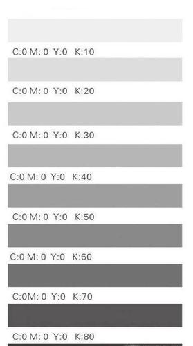 调色盘 水粉笔 最简单的方法就是黑加白调出不同的灰,灰色也是要分