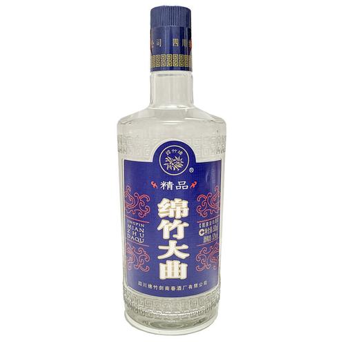 四川剑南春酒厂出品绵竹大曲精品蓝标52度500ml整箱12瓶装