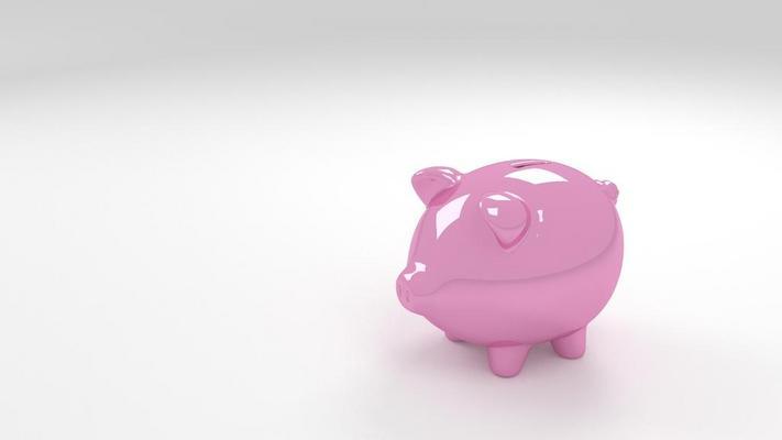 小猪银行3d给予钱财经货币猪现金储蓄