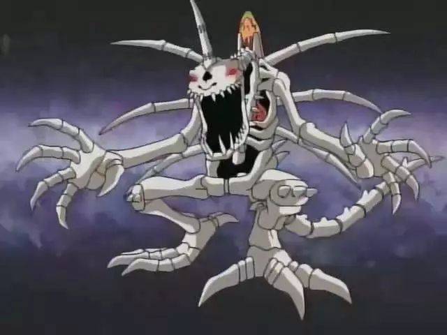 "错误进化"的丧尸暴龙兽 显然,动画对于数码兽的设定相当"随意".