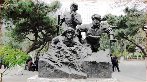 用雕塑的形式展现"东北抗联"精神