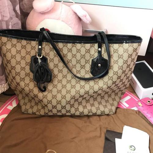 gucci古驰 大牌奢侈购物袋 单肩大包