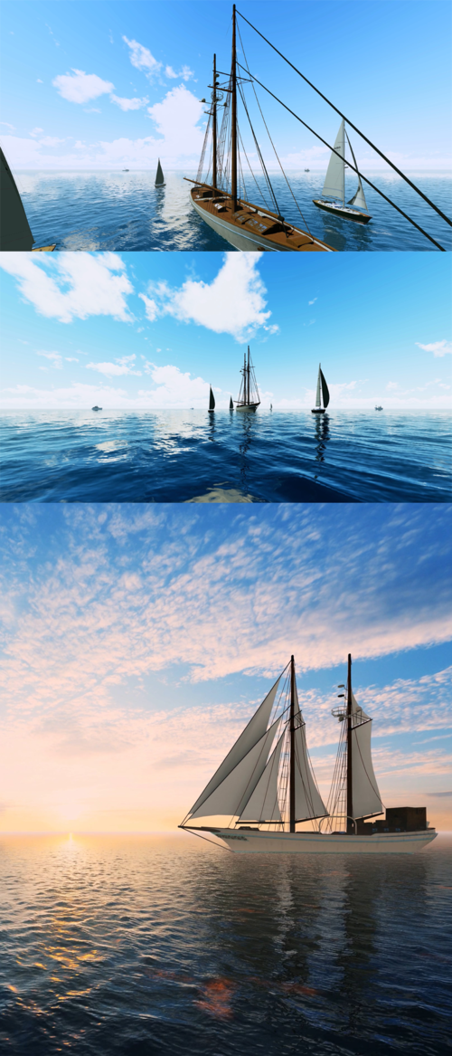 4k帆船扬帆起航_3840x2160_高清视频素材下载(编号:)