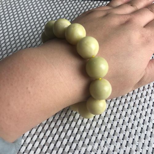 厂家批发陕西蓝田玉手串手链精美男女士通用款直径14cm