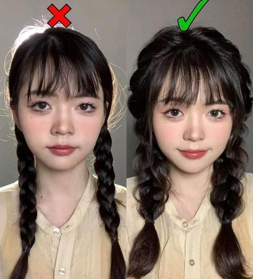 2款高回头率发型正确绑法双马尾辫这样扎才能告别土气look