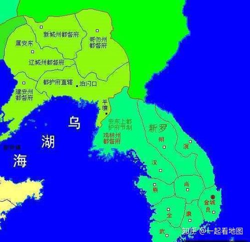 公元676年,唐朝将安东都护府.