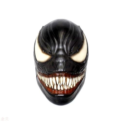 致命守护者cosplay毒液面具复仇英雄漫威电影周头套树脂毒液面具
