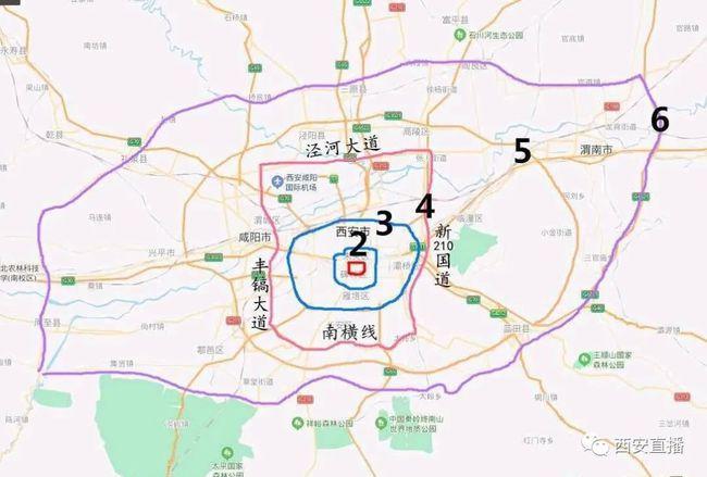 西安六环规划已出西安到底有几环