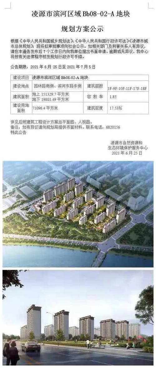 凌源市滨河区域bb08-02-a地块规划方案公示!