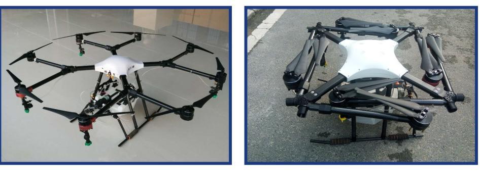 my-one 四轴八旋翼可摺叠农用无人机,可搭配不同飞控