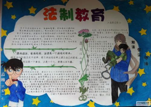 青少年五防教育手抄报