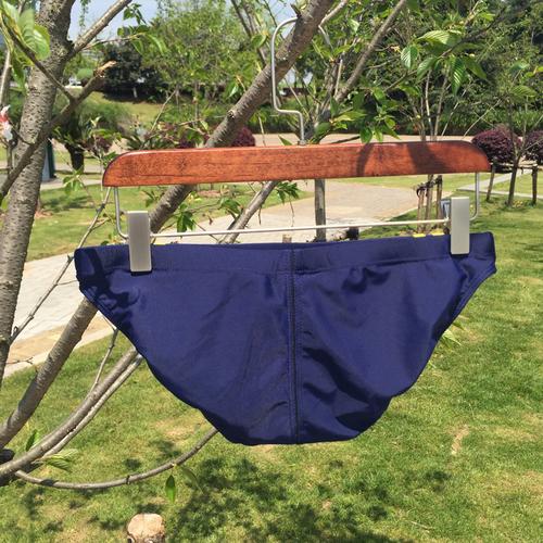 男士青年低腰纯棉三角内裤 温泉沙滩裤潮三角裤带排水线比泳裤