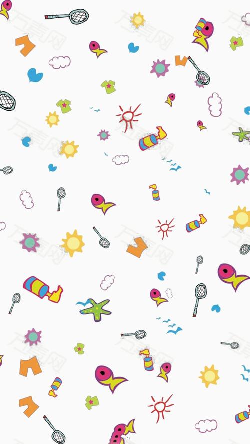 卡通背景贴纸