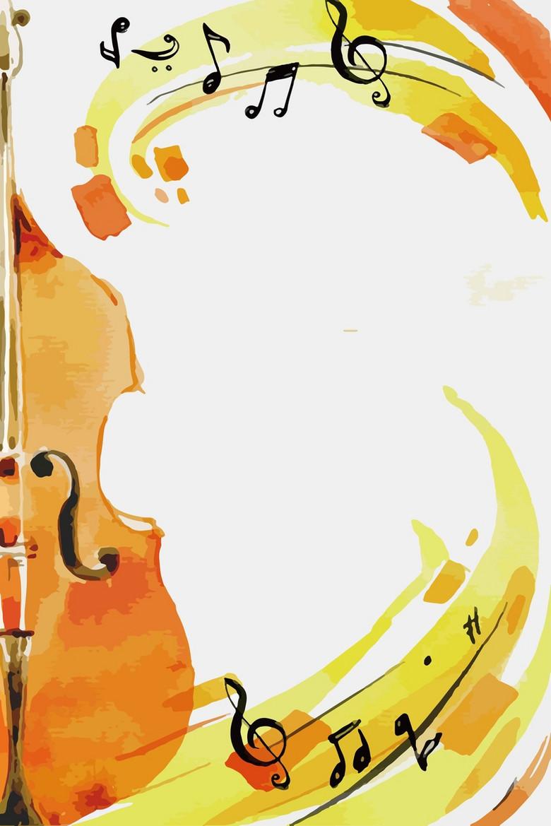 手绘炫彩音乐文化艺术节