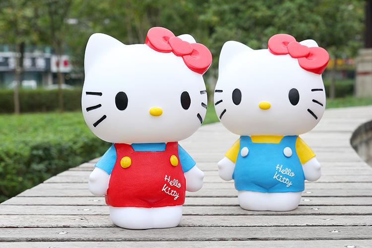 儿童卡通存钱罐搪胶彩绘石膏娃娃白胚男女孩亲子手工涂色玩具