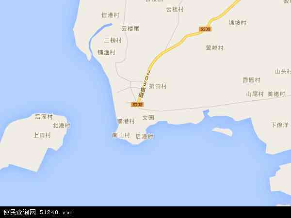 中国海南省省直辖县级行政区划文昌市铺前镇地图(卫星地图)