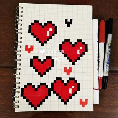 我的网格简笔画~~~很容易 跟着格子画就可以~后面附上