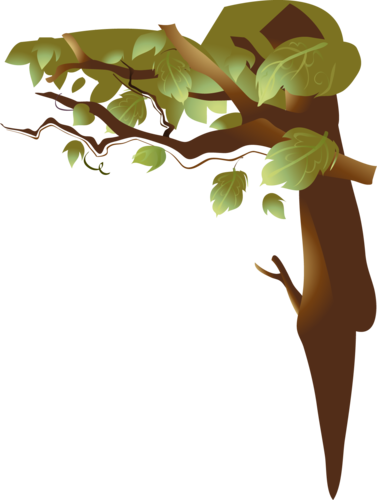 卡通手绘精美树干图片