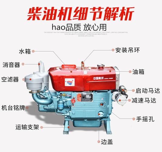 德力牌立式单缸柴油机常州柴油机单缸1518222528匹马力农用拖拉机电