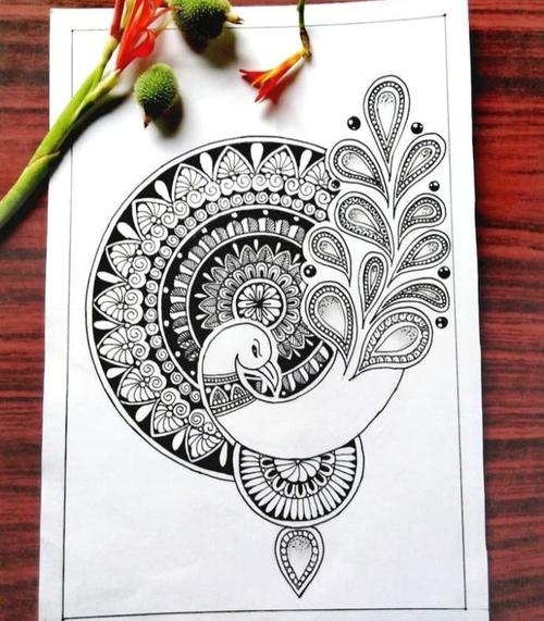 能让你画吐血的几张黑白线描画不知道你能不能坚持画完